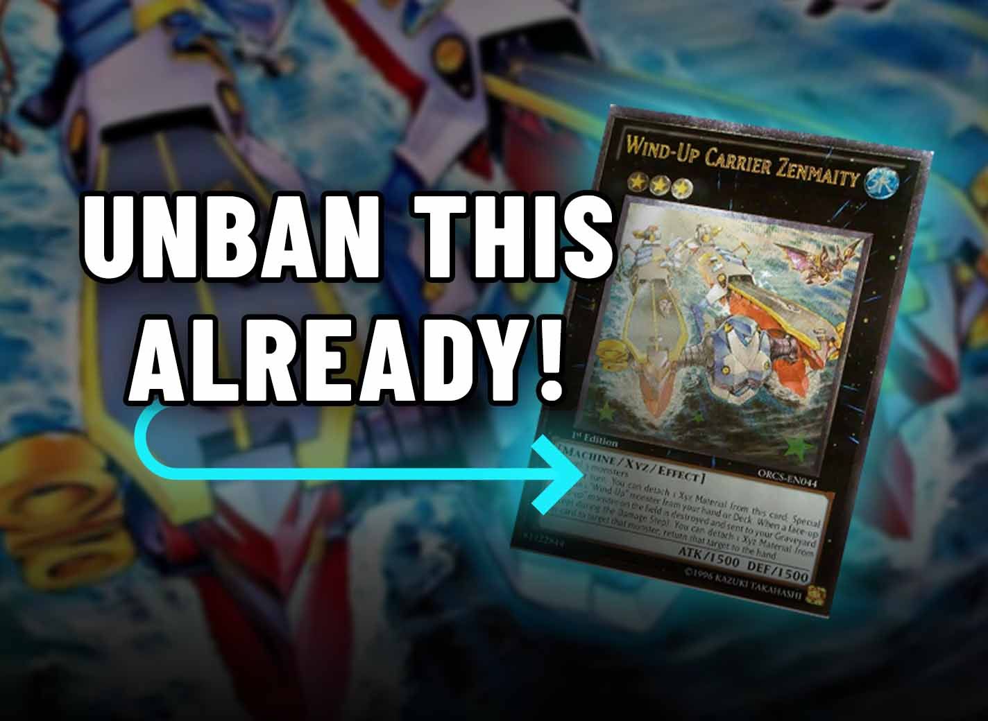 Yu Gi Oh Cards WIND-UP CARRIER ZENMAITY * (NM) ULTIMATE RARE 1ST